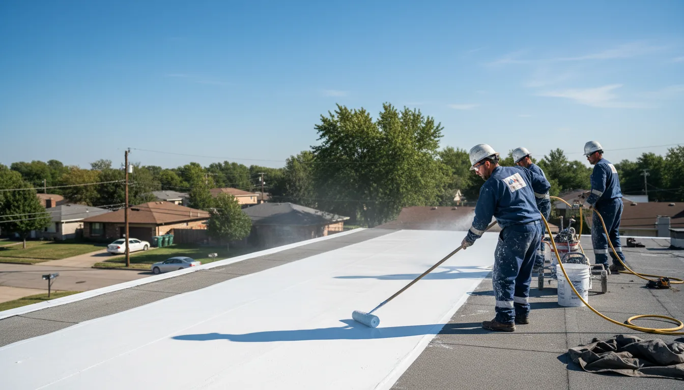 Commercial roof coating in Chesterfield, NH near me
